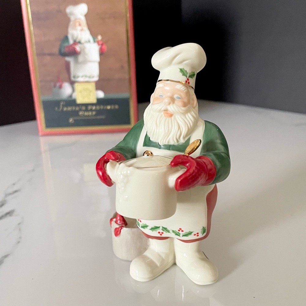 Chef Santa - Santa's Pastimes Figurine by Lenox